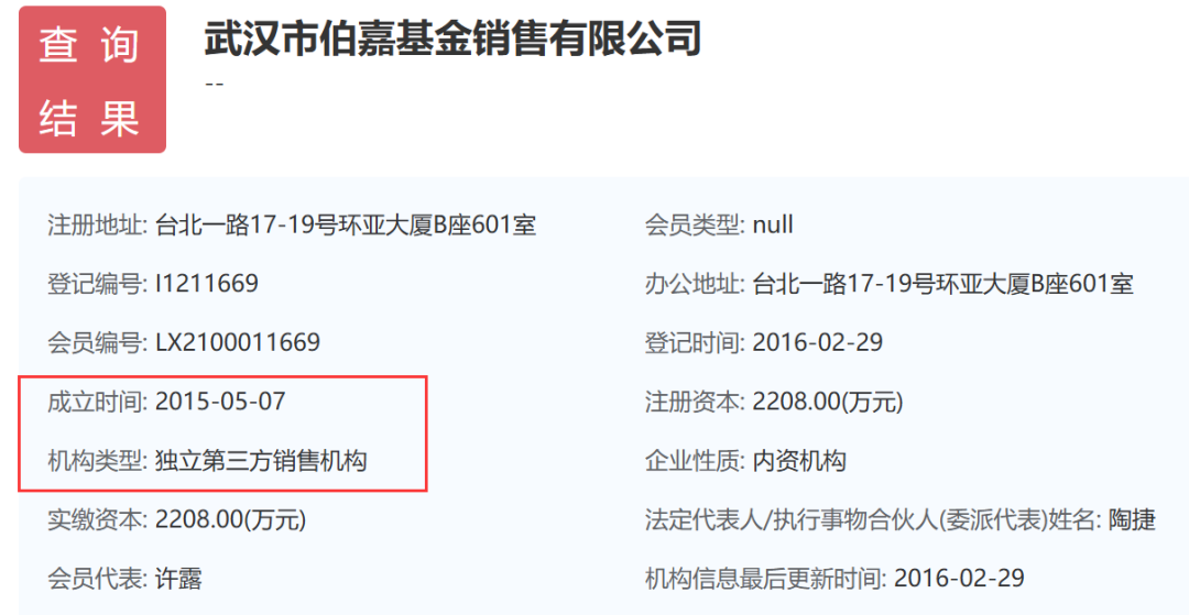 知名机构伯嘉基金，停业一年！董事长被“拉黑”3年 第2张